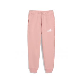 Pantaloni de trening din amestec de bumbac cu banda logo in talie