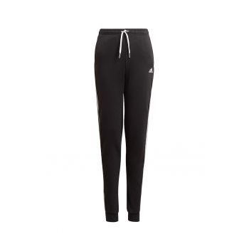 Pantaloni sport cu benzi logo contrastante