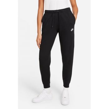 Pantaloni sport cu talie medie si buzunare laterale Sportswear Essential Club