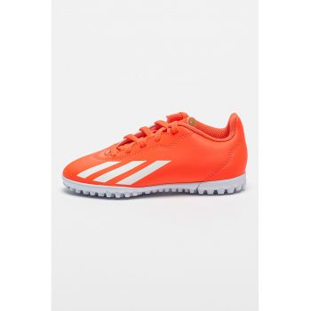 Pantofi de piele ecologica cu logo - pentru fotbal Crazyfast Club