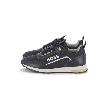 Pantofi sport cu garnituri din piele