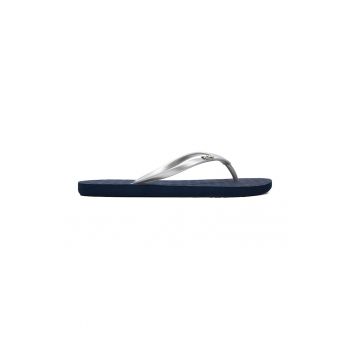 Papuci flip-flop cu aplicatie logo metalica Viva Tone