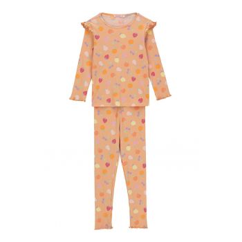 Pijama cu pantaloni lungi din bumbac