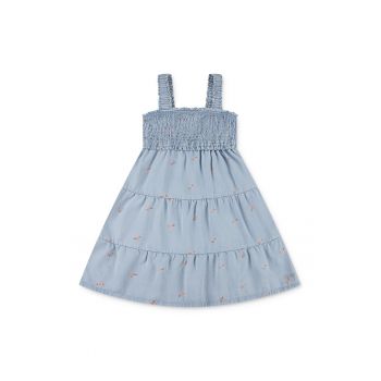Rochie din lyocell cu model floral