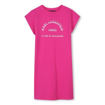 Rochie-tricou din amestec de modal cu imprimeu