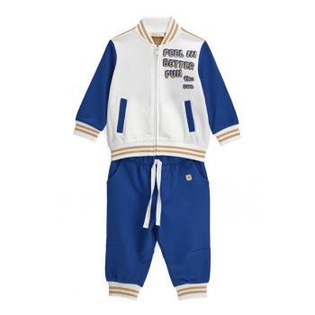 Set de jacheta varsity si pantaloni de trening
