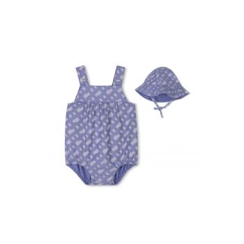 Set de palarie si salopeta cu model