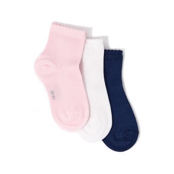 Set de sosete scurte din amestec de bumbac - 3 perechi