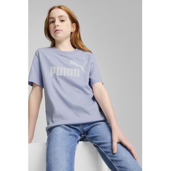 Tricou cu decolteu la baza gatului si imprimeu logo