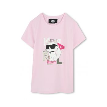 Tricou din amestec de modal cu imprimeu logo