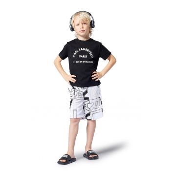 Tricou din bumbac cu imprimeu logo
