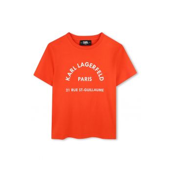 Tricou din bumbac cu imprimeu logo