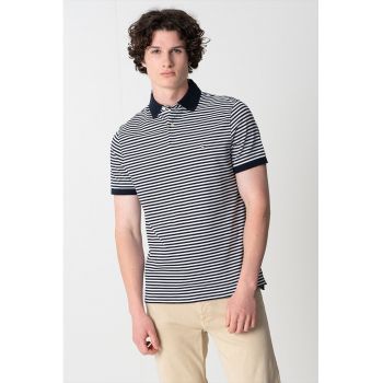 Tricou polo din amestec de bumbac organic