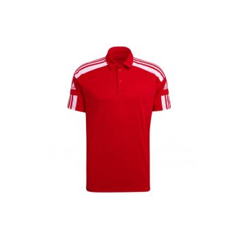 Tricou polo pentru barbati -  Poliester - Rosu/Alb 78975
