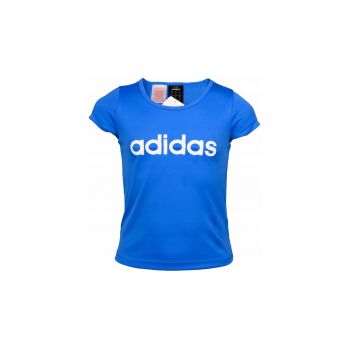 Tricou sport baieti  poliester - design simplu - albastru