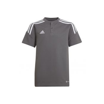 Tricou sport copii  condivo 22 polo jr - bumbac/poliester - gri