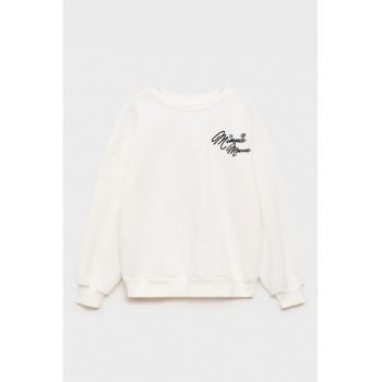 Bluza de trening din amestec de bumbac cu design Mickey Mouse