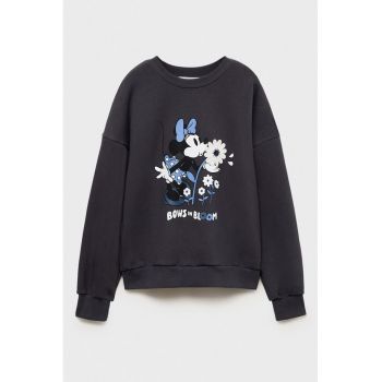 Bluza de trening din amestec de bumbac cu imprimeu cu Minnie Mouse