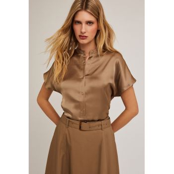 Bluza-tunica cu maneci scurte