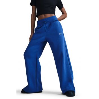 Pantaloni de trening cu croiala ampla si talie inalta Phoenix