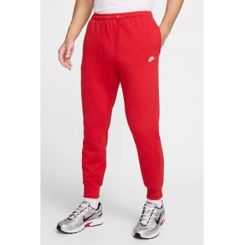 Pantaloni de trening din amestec de bumbac cu logo
