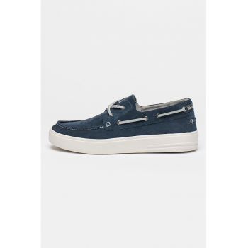 Pantofi boat de piele intoarsa Bark