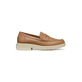 Pantofi loafer uni de piele