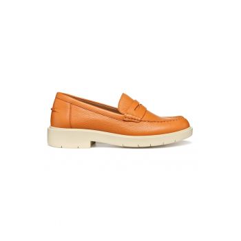 Pantofi loafer uni de piele