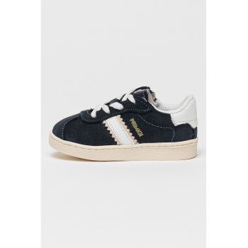 Pantofi sport cu talpa wedge si detaliu logo