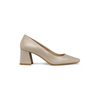 Pantofi sport de piele intoarsa cu particule stralucitoare