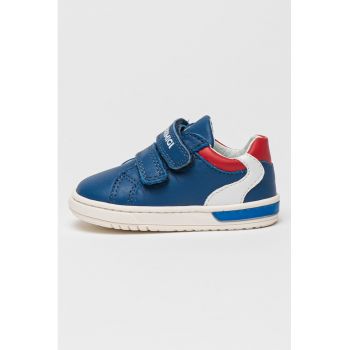 Pantofi sport din piele cu inchidere velcro