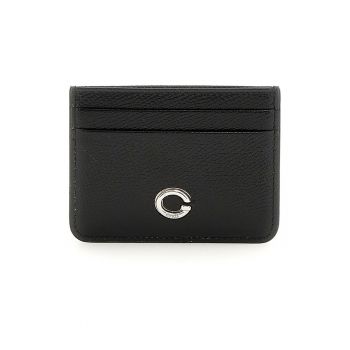 Portcart din piele cu logo G Puffy