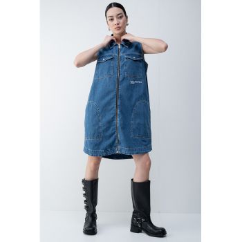 Rochie din denim de bumbac organic