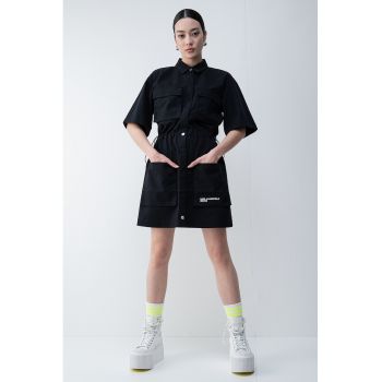 Rochie mini cu croiala A si talie ajustabila