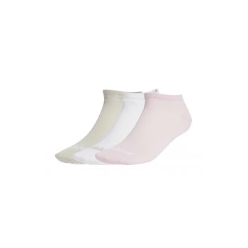 Set de sosete scurte unisex cu imprimeu logo - 3 perechi