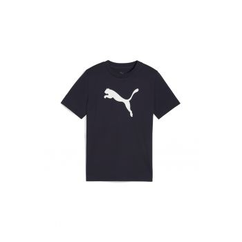 Tricou cu decolteu la baza gatului si logo