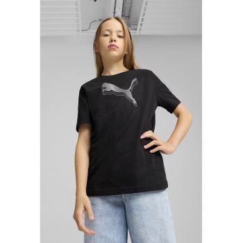 Tricou de bumbac cu imprimeu logo