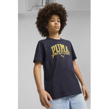 Tricou din amestec de bumbac cu logo