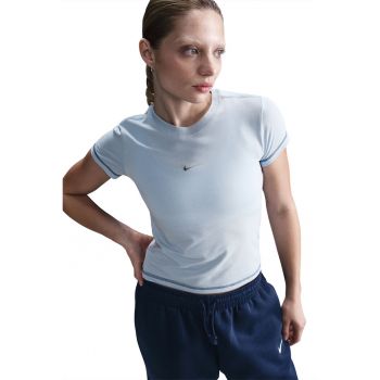 Tricou din amestec de modal cu logo discret