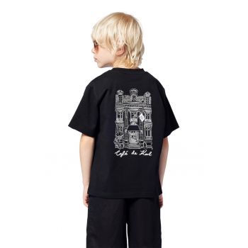 Tricou din bumbac cu imprimeu grafic pe partea din spate