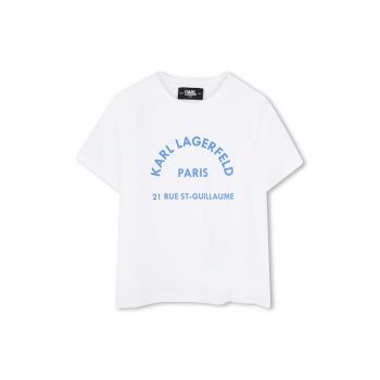 Tricou din bumbac cu imprimeu logo