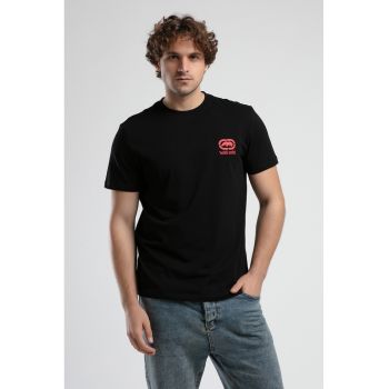 Tricou din bumbac cu logo pe piept