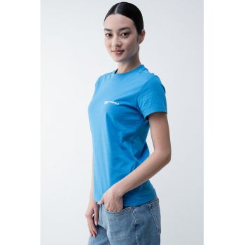 Tricou slim fit de bumbac organic