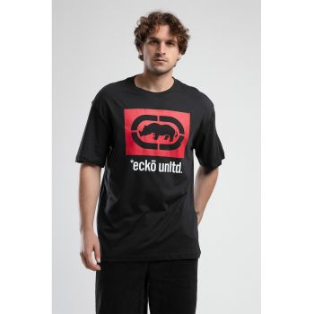 Tricou supradimensionat cu logo Ithaca