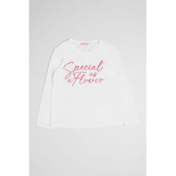 Bluza cu imprimeu text