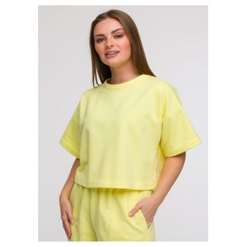 Bluza oversize cu maneci scurte -