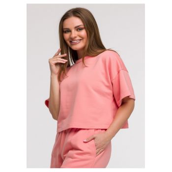 Bluza oversize cu maneci scurte -