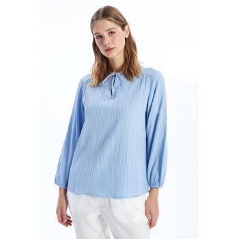 Bluza uni cu maneci lungi