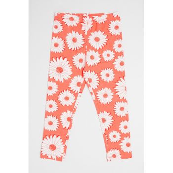 Colanti cu talie medie si model floral