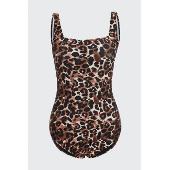 Costum de baie intreg cu animal print